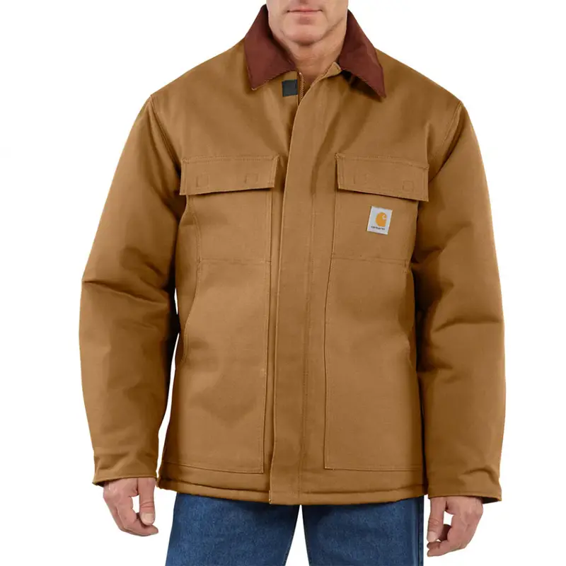 Men’S Insulated Duck Canvas Work Coat – Loose-Fit Traditional Design, Cold-Weather Ready (Model 106674) 1