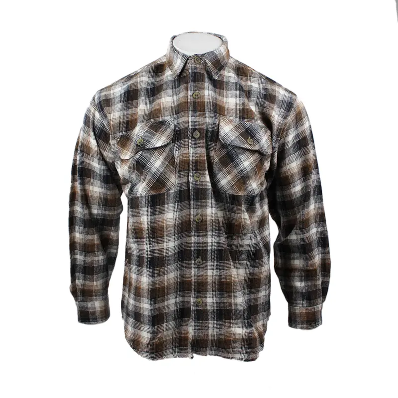 Men’S Juneau Brawny Flannel Shirt – Classic Fit & Warm Fabric 45518 1