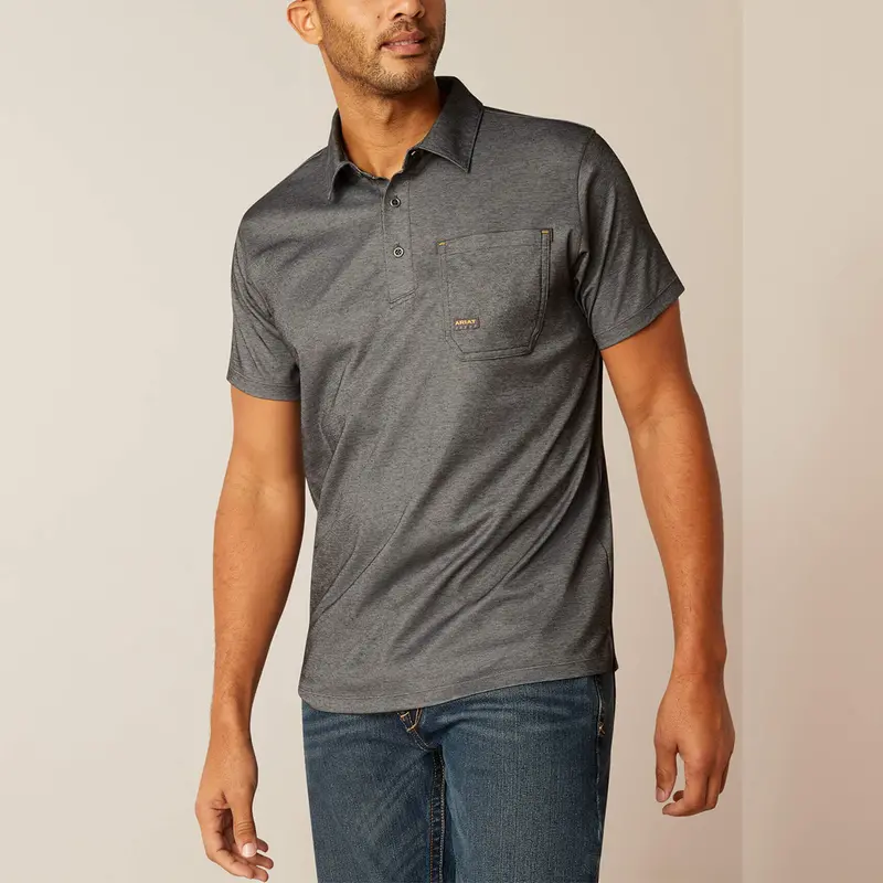 Men’S Rebar Foreman Performance Polo – Work-Ready Short-Sleeve Shirt (10048617) 1
