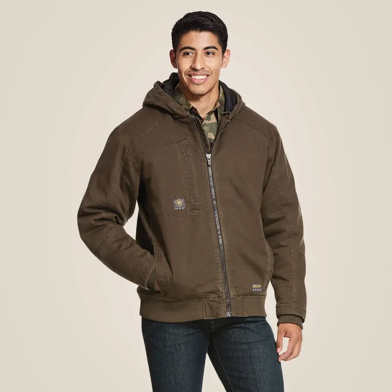 Men'S Rebar Insulated Jacket In Duracanvas Washed Finish 10027860 1