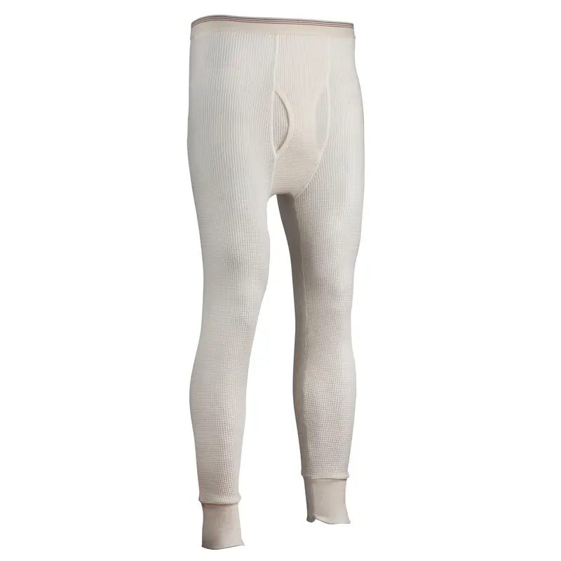 Men'S Thermal Long Johns – Traditional Wool-Blend Bottoms 1