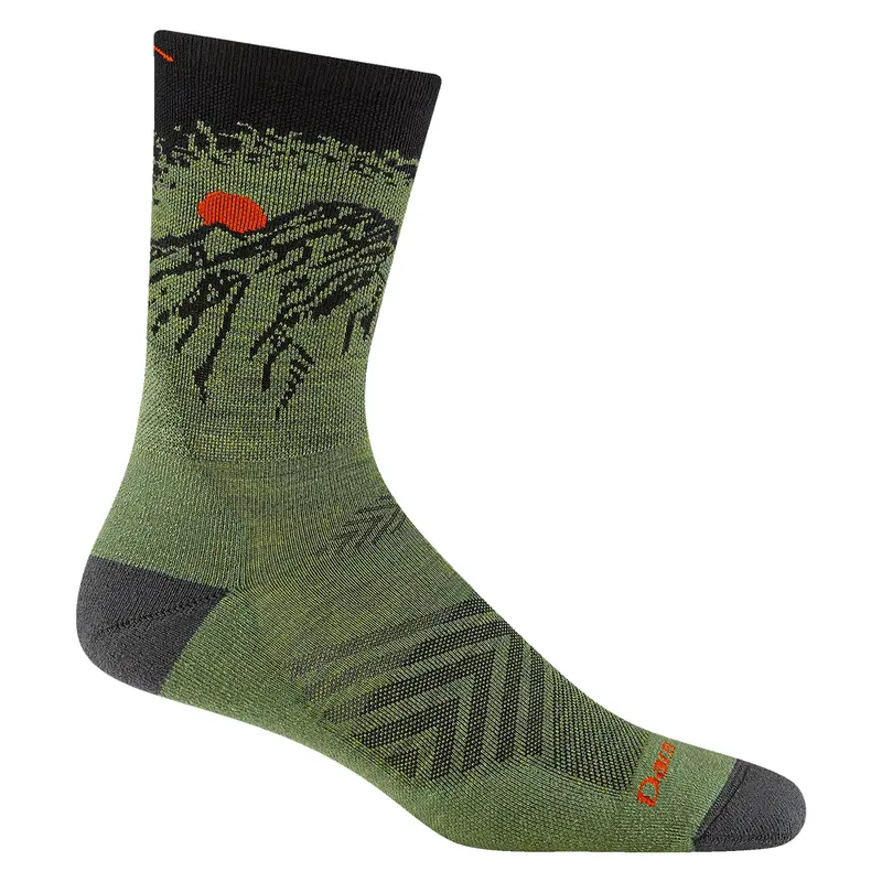 Men’S Vert Ultra-Light Micro Crew Running Socks – Moisture-Wicking Fit (1066) 1