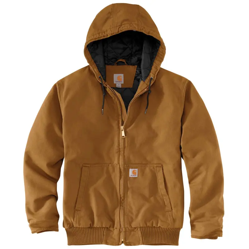 Men’S Washed Duck Work Jacket With Insulated Lining – Model 104050 1