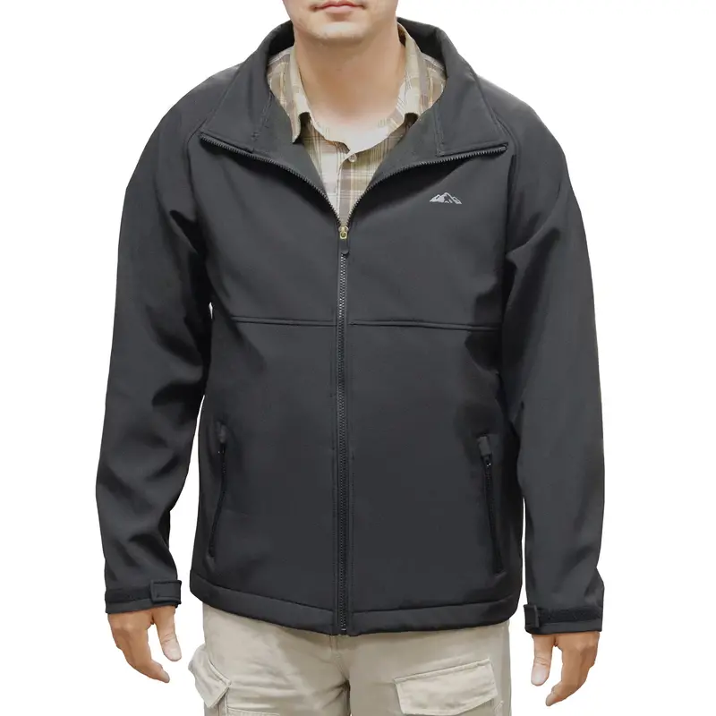 Men’S Water-Resistant Softshell Jacket – Breathable Outdoor Layer (Wm1910) 1