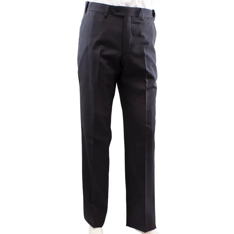 Men’S Wool-Blend Plain-Front Suit Pants – 4702 1