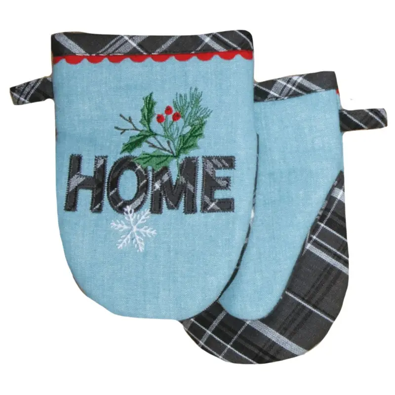 Merry Christmas Grabber Mitt – Festive Holiday Hand Warmer & Utensil Holder (H6560) 1