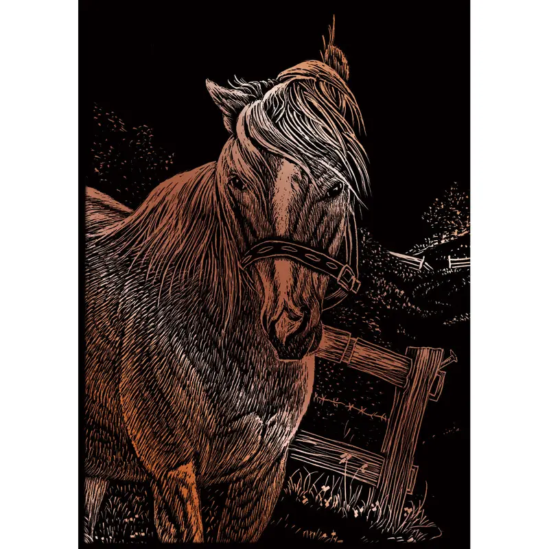 Mini Copper Engraving Art Print - Mare Design, Copmin-103 1