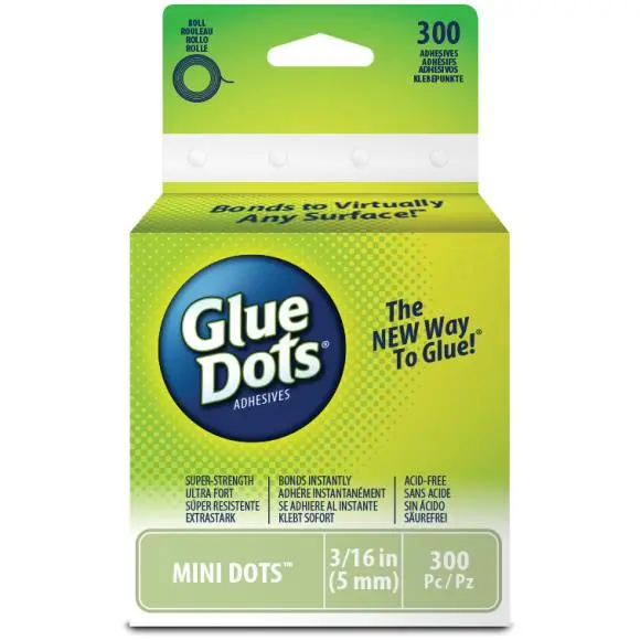 Mini Glue Dots Adhesive Roll – Repositionable Craft Supply Gd32794 1