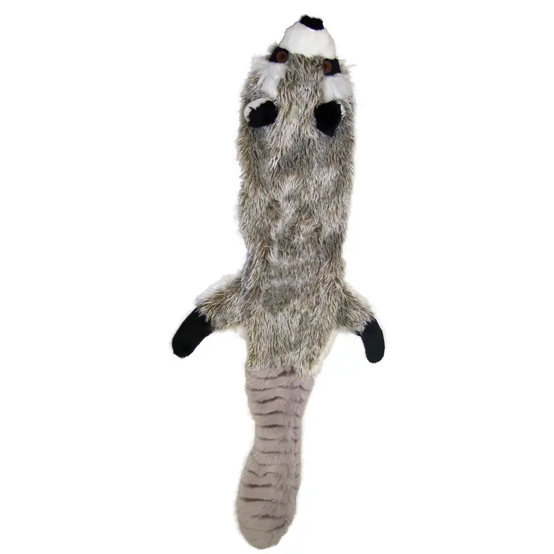 Mini Raccoon Squeaky Dog Toy – Skinneeez Small-Breed Friendly 1