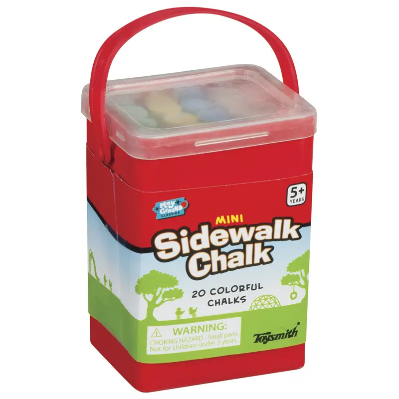 Mini Sidewalk Chalk Bucket Set – Portable Kids Art Supply, Model 2558 1
