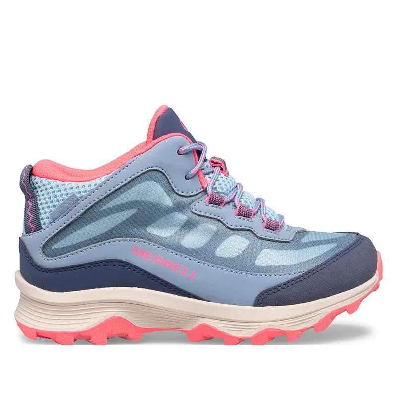 Moab Speed Mid Waterproof Kids' Hiking Sneakers – Lightweight & Durable Outdoor Footwear 1
