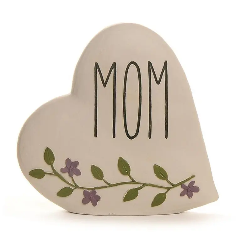 Mom Heart Keepsake Plaque – Sentimental Gift For Mothers (221-13354) 1