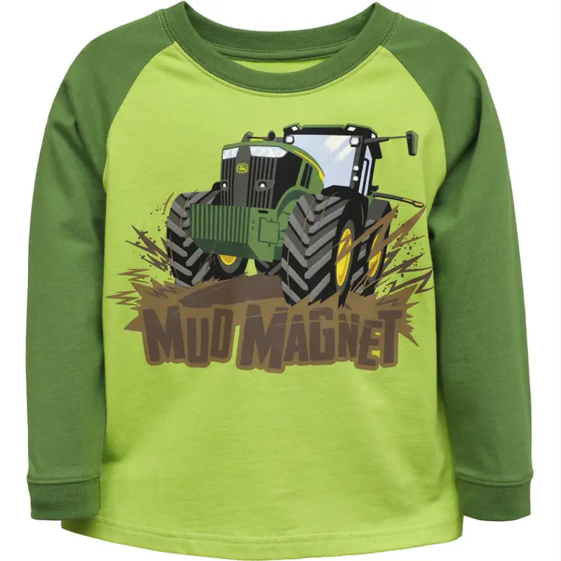 Mud Magnet Long-Sleeve Graphic Tee – Boys' Durable Play Shirt 1