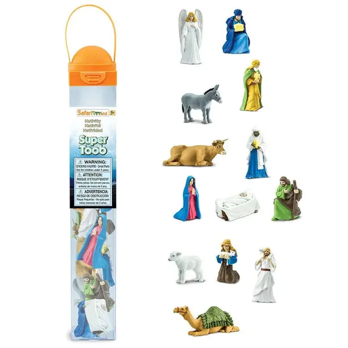 Nativity Scene Miniature Figurine Set – Super Toob Collection (660504) 1