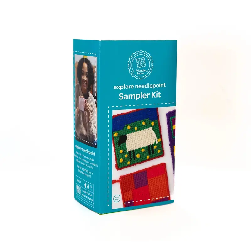 Needlepoint Sampler Kit — Beginner-Friendly Embroidery Project With Full Instructions (Kit F542) 1