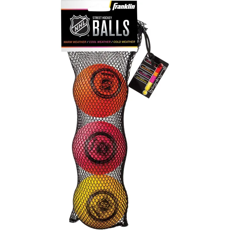 Nhl Official Multi-Density Training Ball Pack – 3-Ball Set For Skill Development (42045) 1