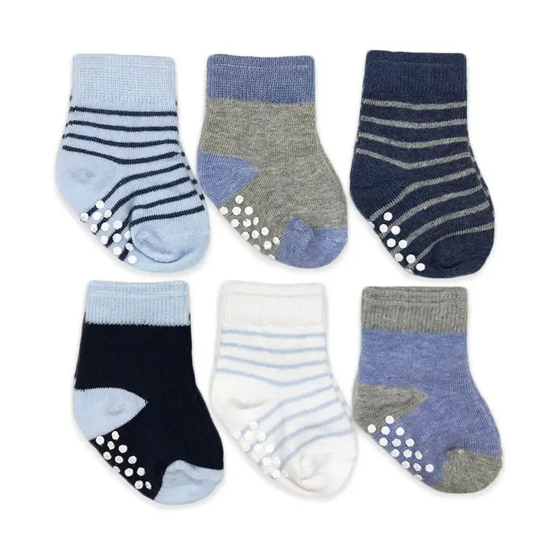 Non-Slip Infant Crew Socks (6-Pack) 1