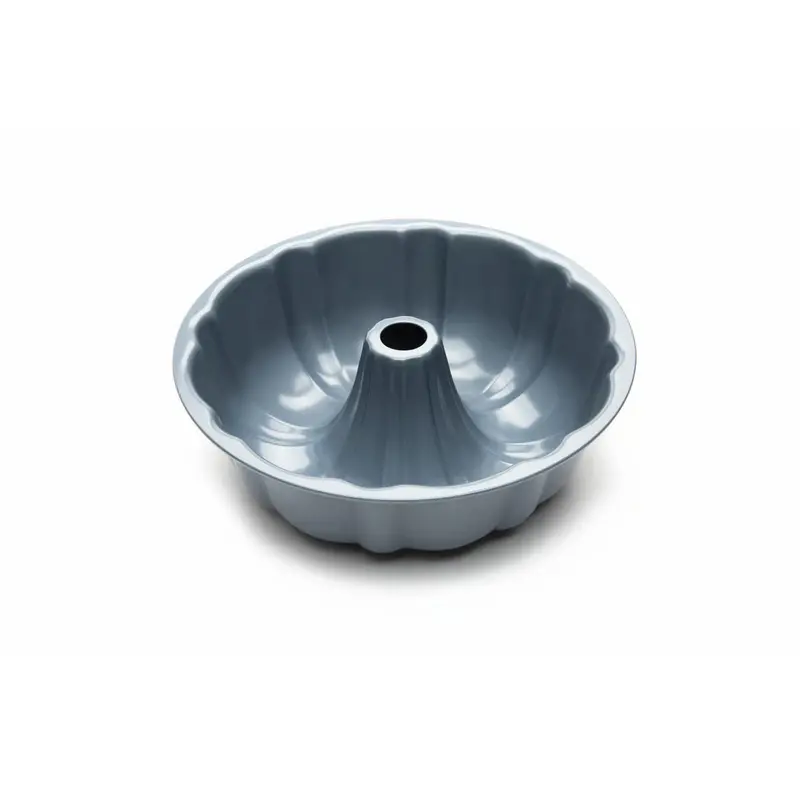 Non-Stick Fluted Tube Pan – Bakeware With Center Chimney For Even Baking & Easy Release 1