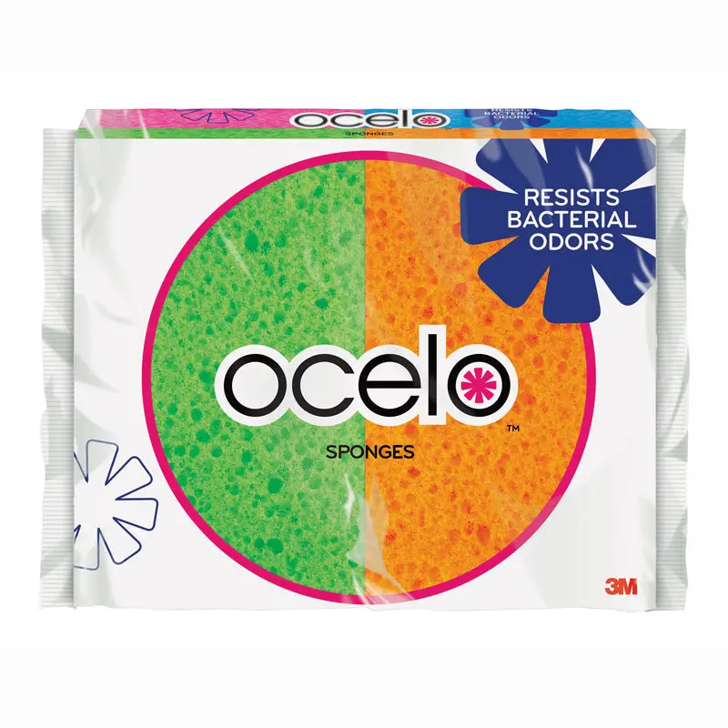 Ocelo Microfiber Hand Sponge – Non-Scratch Cleaning Tool (7274-T) 1