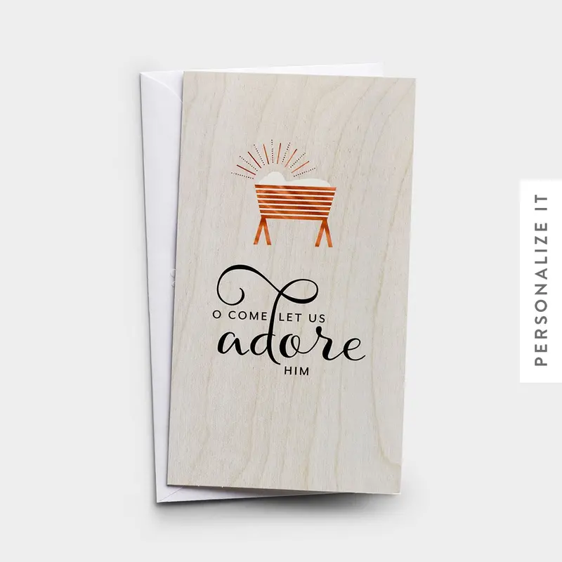 Oh Come Let Us Adore Him Christmas Cards – Worship-Focused Boxed Set 1