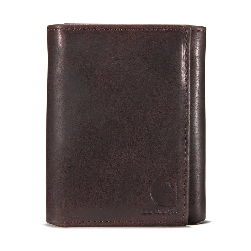 Oil Tan Leather Trifold Wallet For Men – Durable, Compact Billfold Design (B0000219) 1