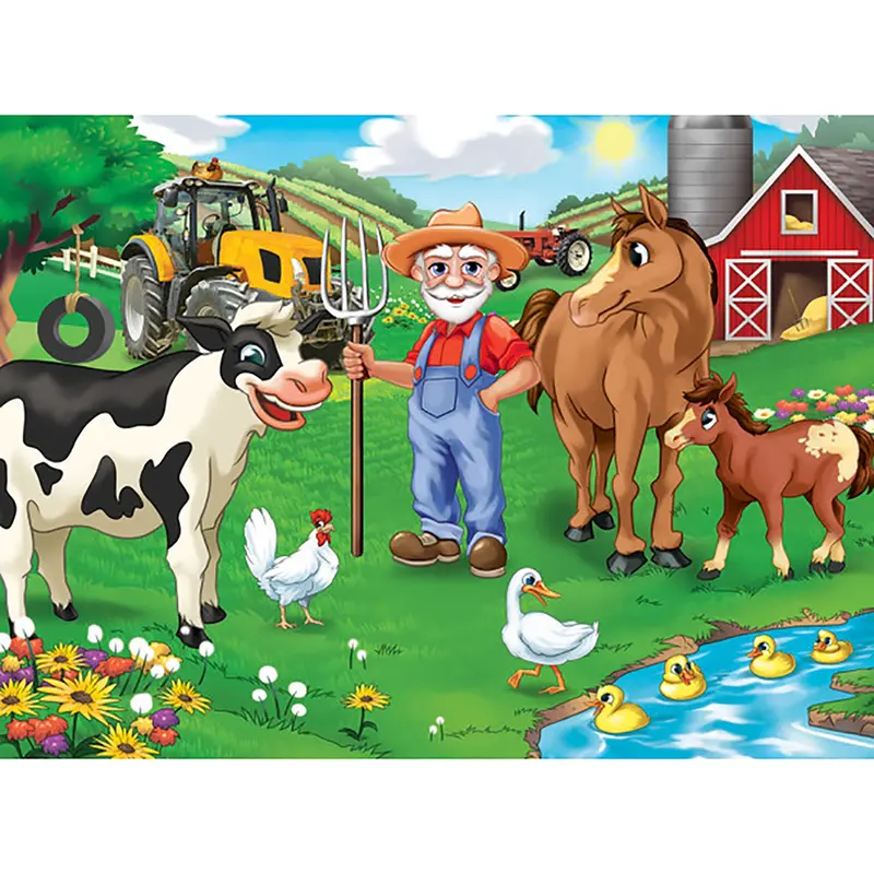 Old Macdonald Farm Puzzle – 60-Piece Children’S Educational Jigsaw 12131 1