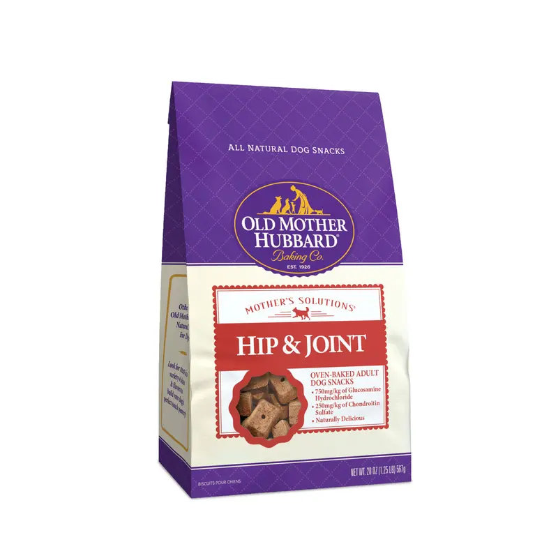 Old Mother Hubbard Hip & Joint Dog Treats – Natural Chicken, Apple, Oat & Carrot Biscuits For Training (Mini Size, 20 Oz) 1