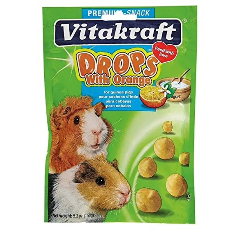 Orange-Infused Drop Treats For Guinea Pigs – 5 Oz Package 1