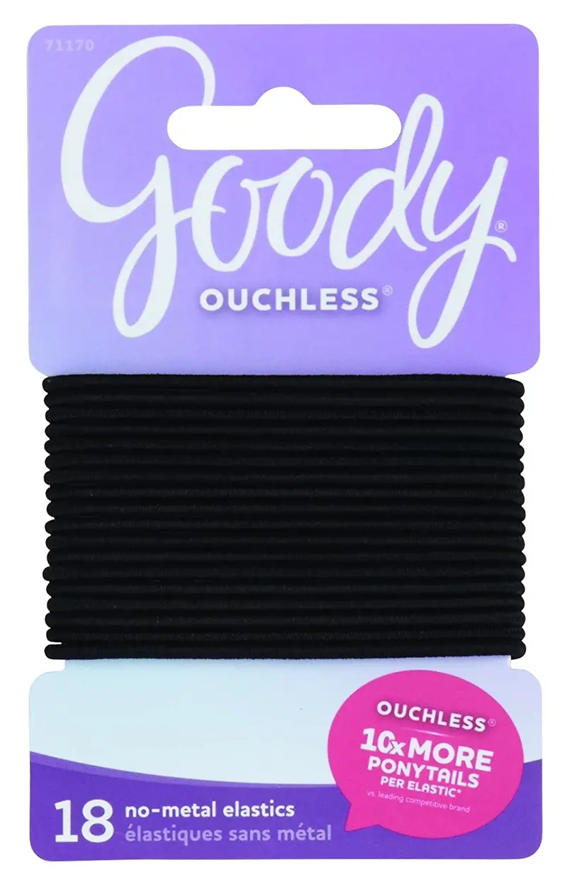 Ouchless Elastic Ponytail Holders – Classics 18-Pack (71170) 1