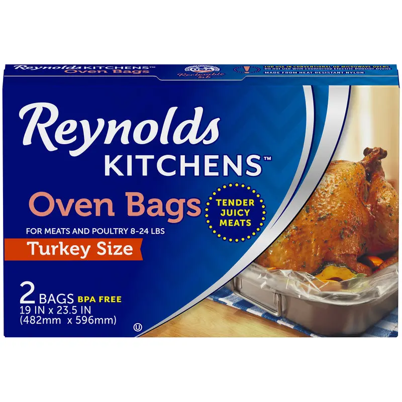Oven Bags For Large Turkeys – Heat-Resistant, Tear-Resistant Roasting Bags (2-Pack) 1