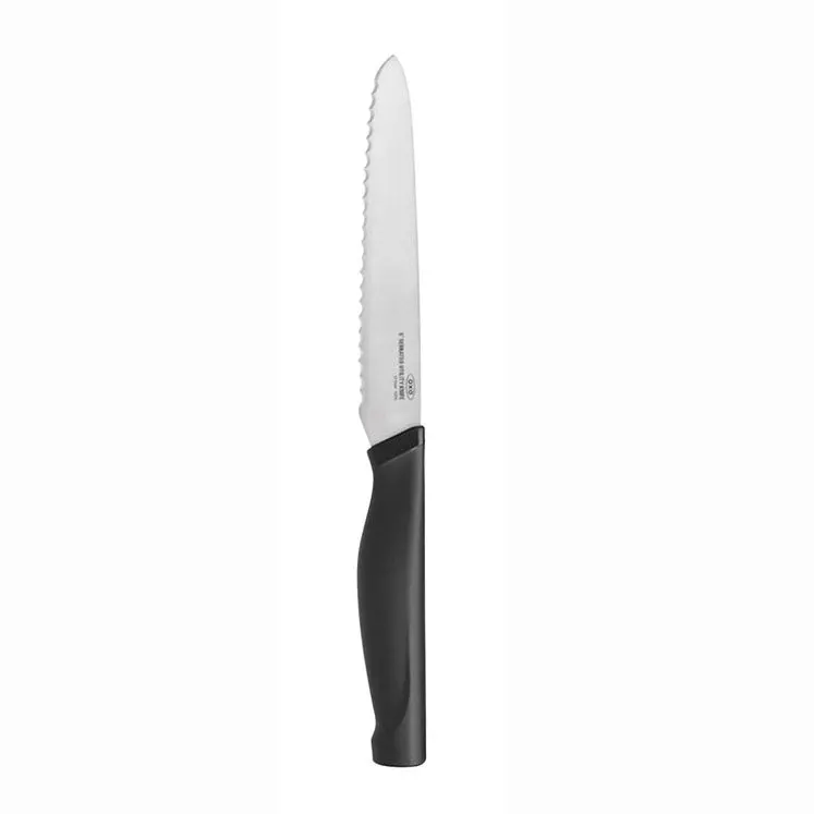 Oxo Good Grips Serrated Utility Knife – Ergonomic 5-Inch Blade For Precision Cutting (Model 22181) 1