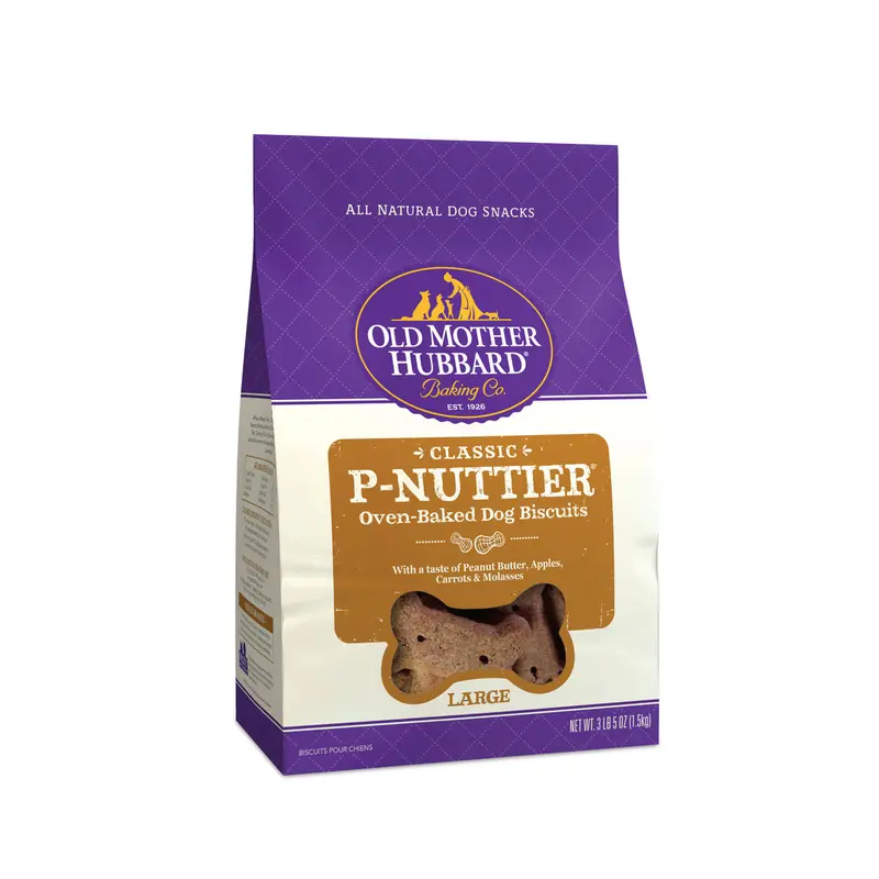 P-Nuttier Large Peanut Butter Biscuits – Oven-Baked Training Treats For Dogs (3.3 Lbs) 1