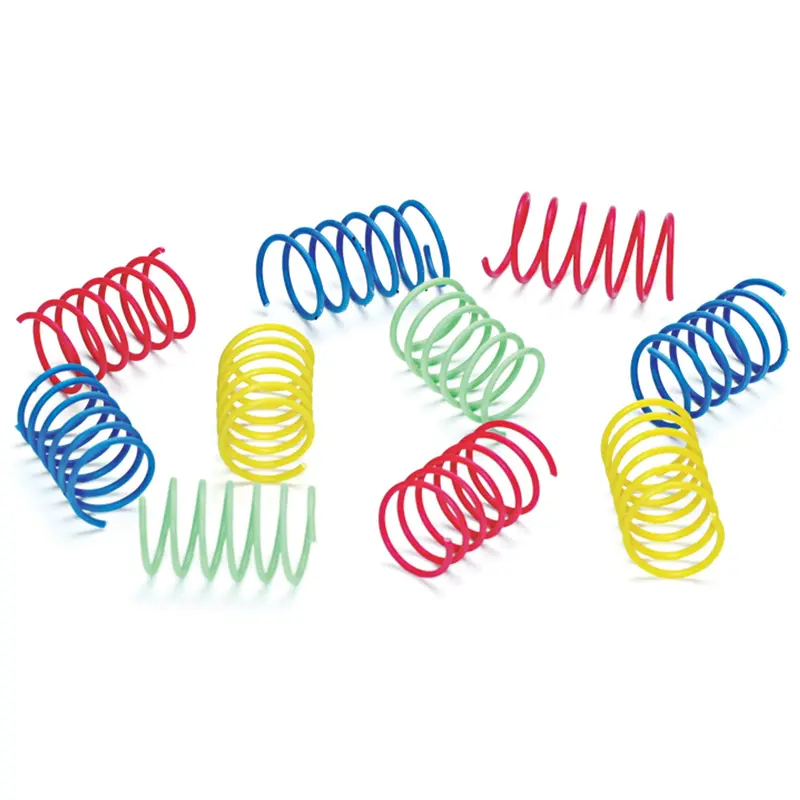 Pack Of 10 Spring-Based Cat Toys – Model 2515 1