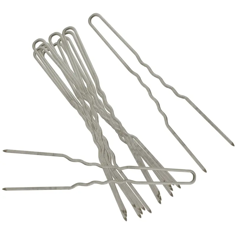 Pack Of 12 Crinkled Decorative Hairpins – Vintage-Style Hair Accessories
