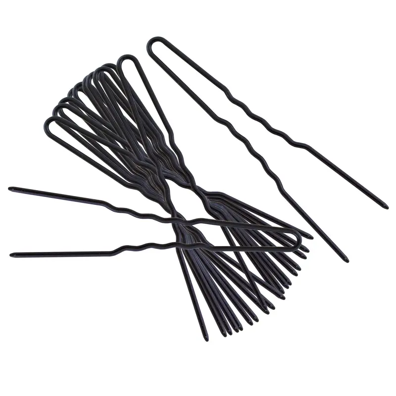 Pack Of 12 Crinkled Decorative Hairpins – Vintage-Style Hair Accessories 2