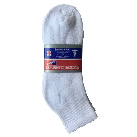Pack Of 3 Diabetic-Friendly Quarter-Length Socks 1