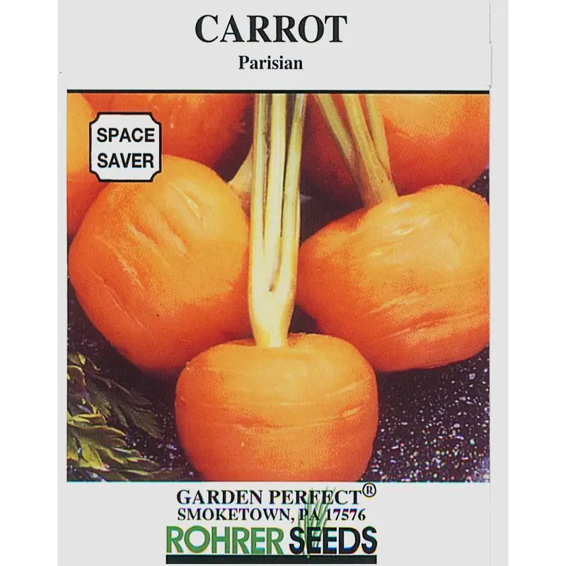 Parisian Carrot Seeds – Round, Tender, Uniform Gourmet Carrot Variety 1