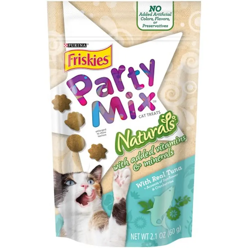 Party Mix Tuna Cat Treats – Natural Seafood Yums In 2.1 Oz Pack 1