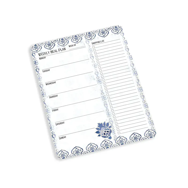 Patina Vie Weekly Meal Planner – Spiral-Bound Organizer With Prep & Grocery Sections (1114108) 1