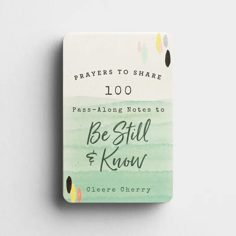 Peaceful Reflection Prayer Notes – 100 ‘Be Still & Know’ Inspirational Cards J4645 1