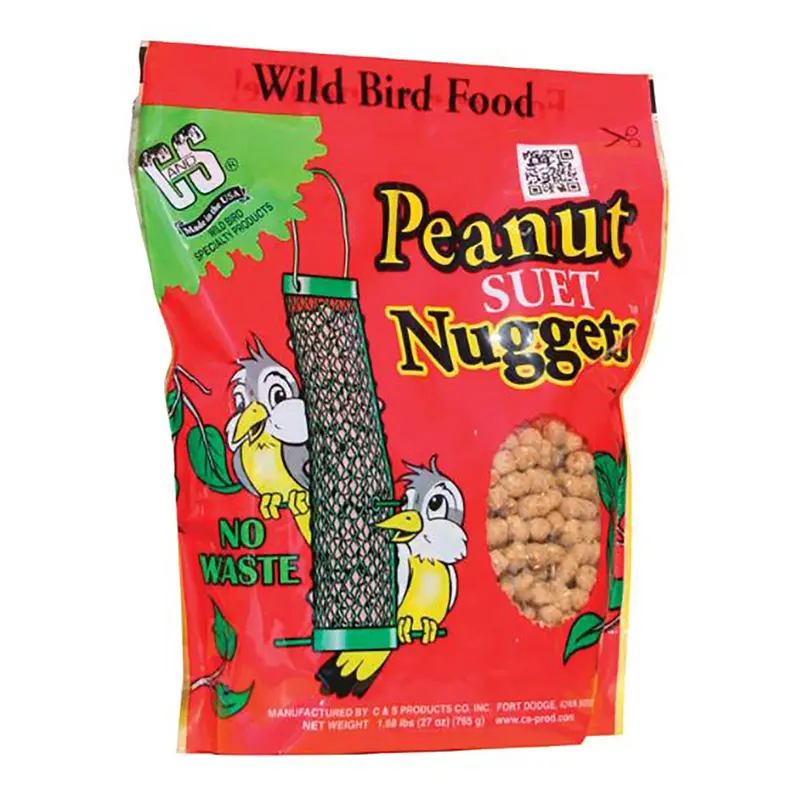 Peanut-Flavored Suet Nuggets – Protein-Rich Wild Bird Food For Year-Round Feeding (Model 06105) 1