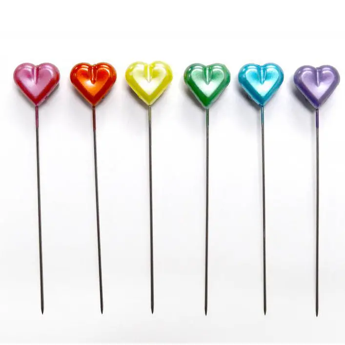 Pearl-Head Heart-Shaped Pins – Pack Of 130 1