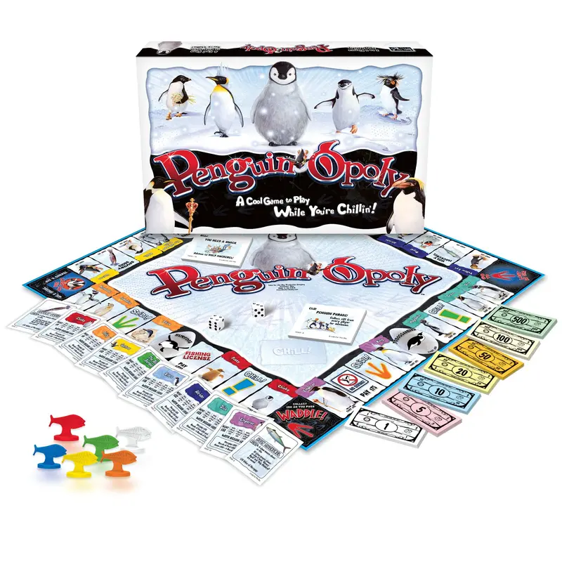 Penguin-Opoly Board Game – Penguin-Themed Property Trading Adventure 1