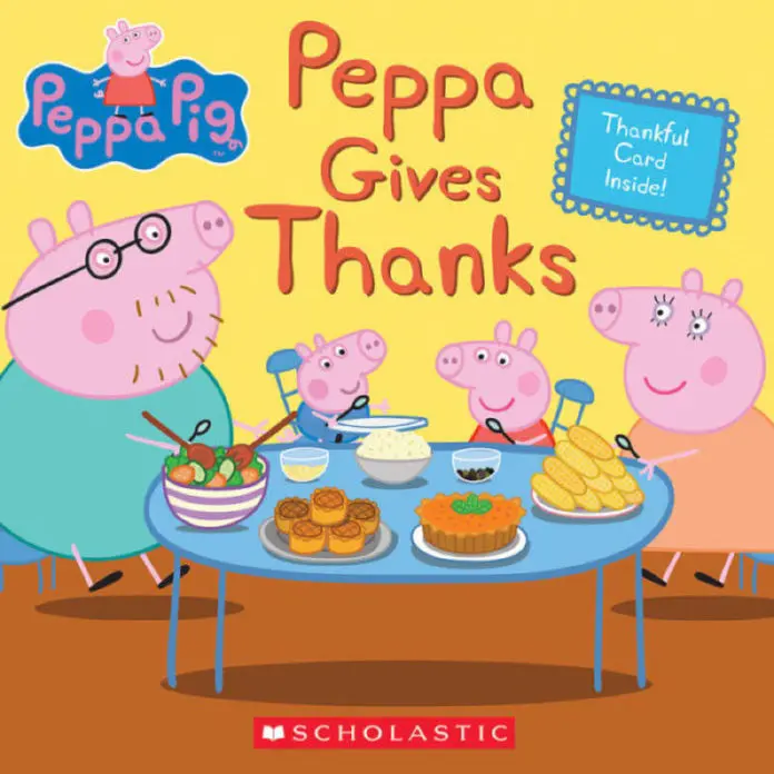 Peppa Gives Thanks – Seasonal Picture Book Celebrating Gratitude (Isbn 9781338228762) 1