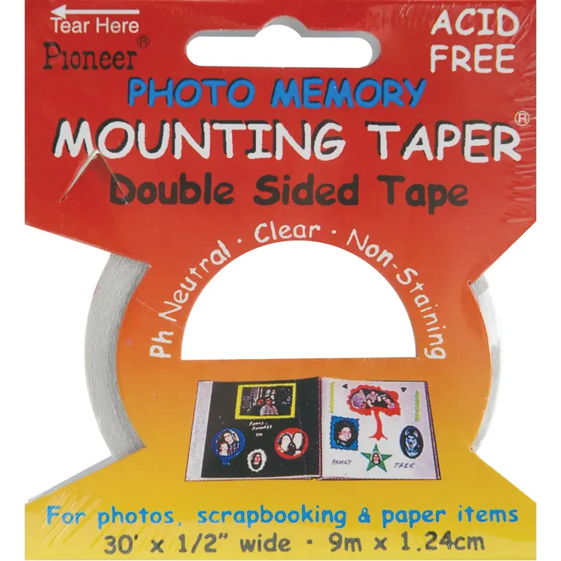 Photo Mounting Tape – Acid-Free, Double-Sided Adhesive Roll For Secure Framing (Mmt-9) 1