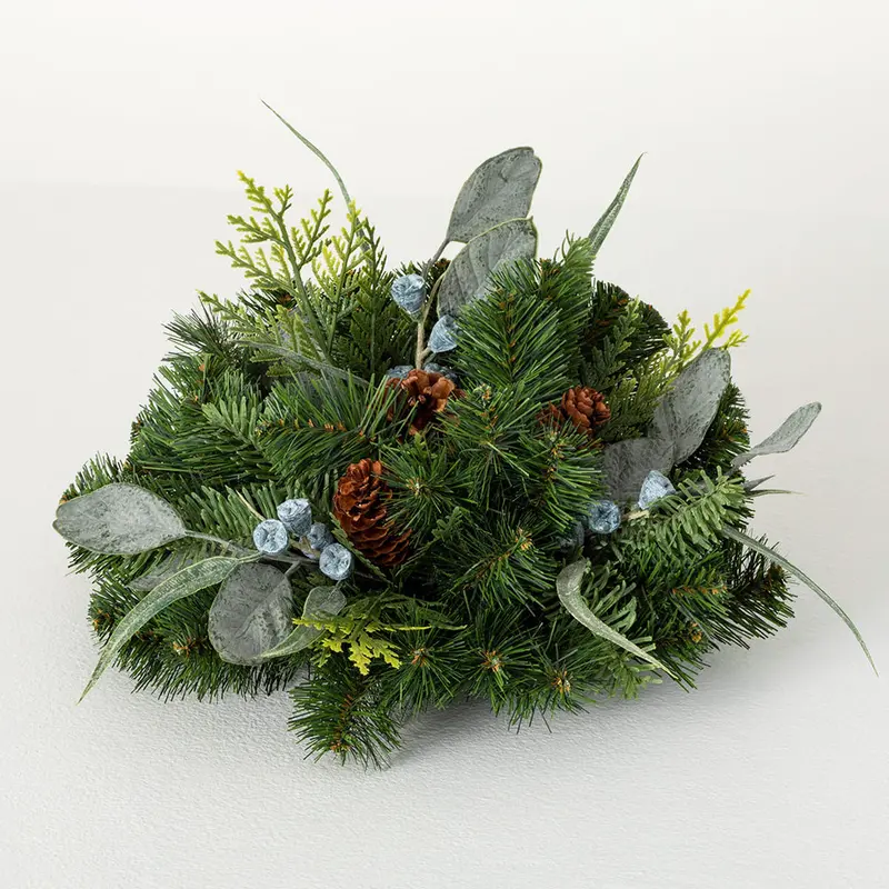 Pine And Eucalyptus Berry Decorative Hanging Orb – Orb171 1