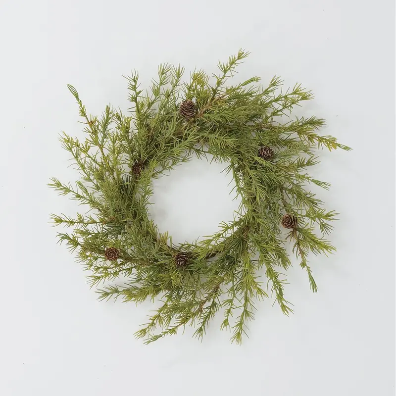 Pinecone And Evergreen Accent Ring – Woodland-Inspired Decor Cp593 1