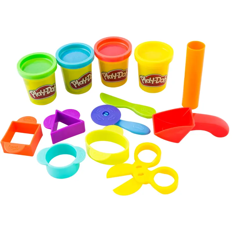 Play-Doh Starter Collection – 10-Can Assortment With Tools & Cutters (B1169) 1