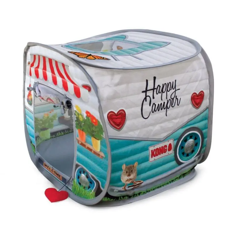 Play Spaces Camper Cat Toy – Stuffed With Premium North American Catnip 1