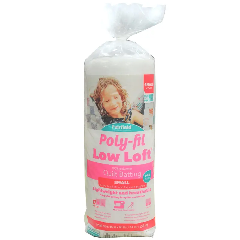 Poly-Fil Low-Loft Quilt Batting – Soft, Lightweight Cotton-Blend Batting For Quilting 1